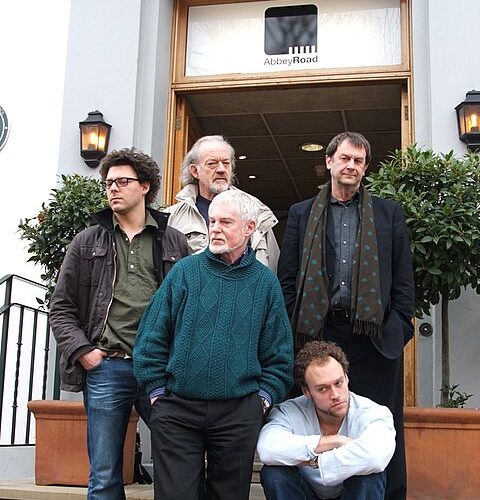 Sir Derek Jacboi and the cast of BBC Radio 3's Don Carlos, recorded at Abbey Rd by Ladbroke Radio